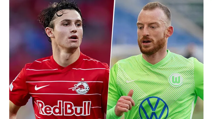 Salzburgo y Wolfsburgo se enfrentan por la Champions League (Fotos: Getty).