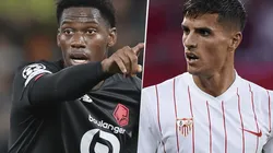 Lille vs. Sevilla por la UEFA Champions League. (Fotos: Getty Images).