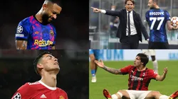 Algunos de los grandes que pueden quedar más comprometidos en la Champions League.