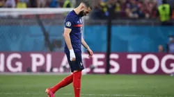 Karim Benzema en un encuentro con Francia.