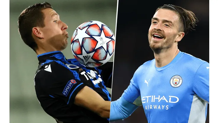 Brujas y Manchester City se enfrentan por la Champions League (Fotos: Getty).