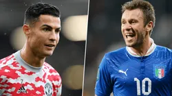 Cristiano Ronaldo y Antonio Cassano.