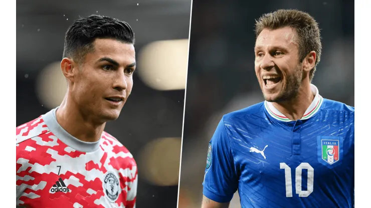 Cristiano Ronaldo y Antonio Cassano.