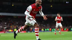 Alexandre Lacazette, el héroe de la noche para Arsenal.