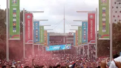 Estadio de Wembley antes de la final de la Eurocopa.