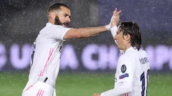 Karim Benzema y Luka Modric