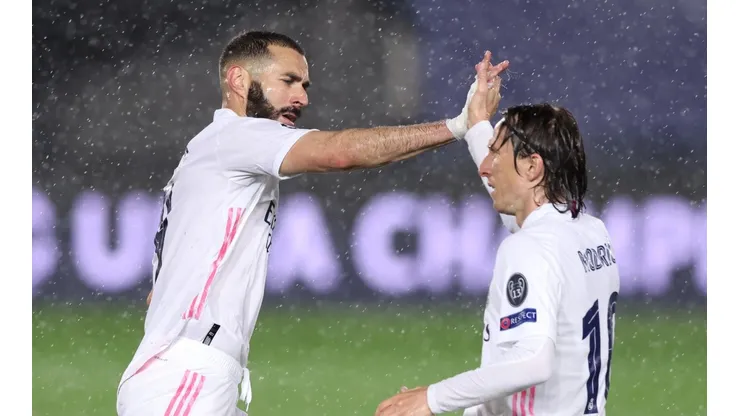 Karim Benzema y Luka Modric