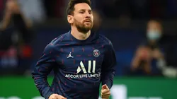 Lionel Messi en un encuentro con PSG.