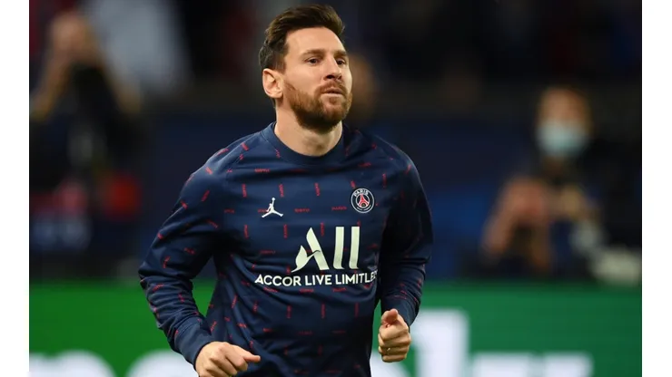 Lionel Messi en un encuentro con PSG.