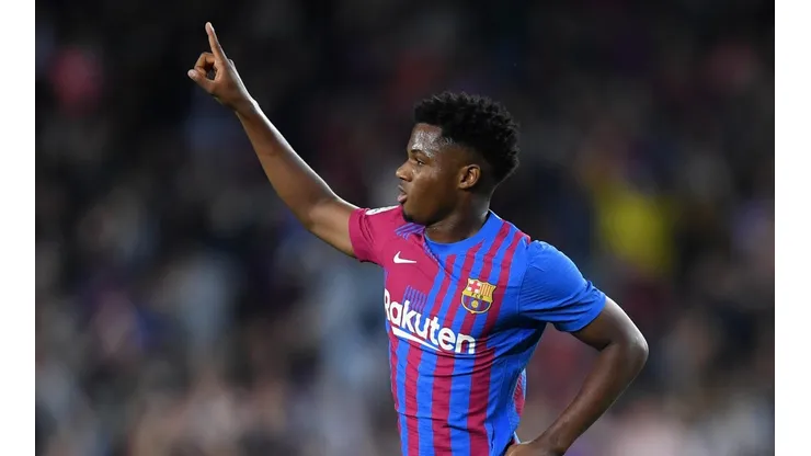 Ansu Fati volvió a convertir para Barcelona.