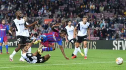 La jugada de la polémica en Barcelona - Valencia.