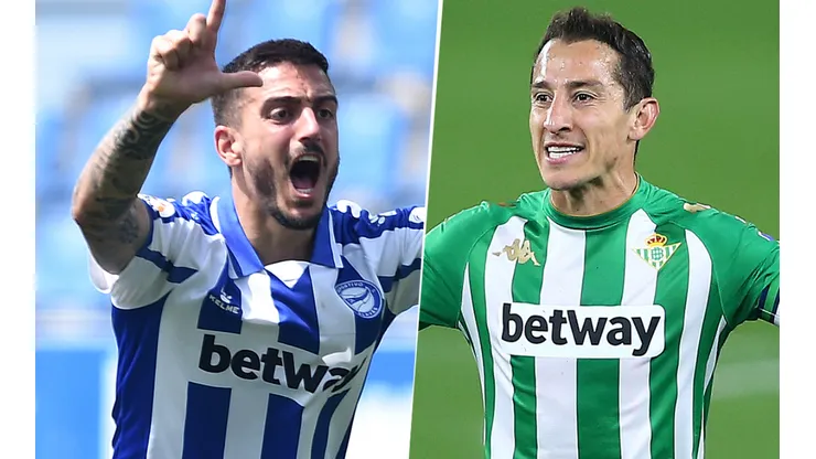 Alavés y Betis se enfrentan por La Liga (Fotos: Getty).