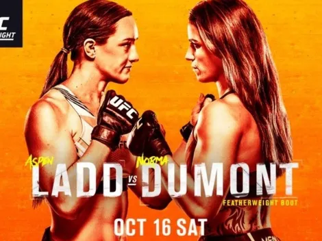 Mira EN VIVO Aspen Ladd vs. Norma Dumont | Día, hora y TV para mirar EN DIRECTO la pelea por el UFC Fight Night | UFC Vegas 40