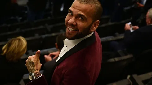Dani Alves en evento público.