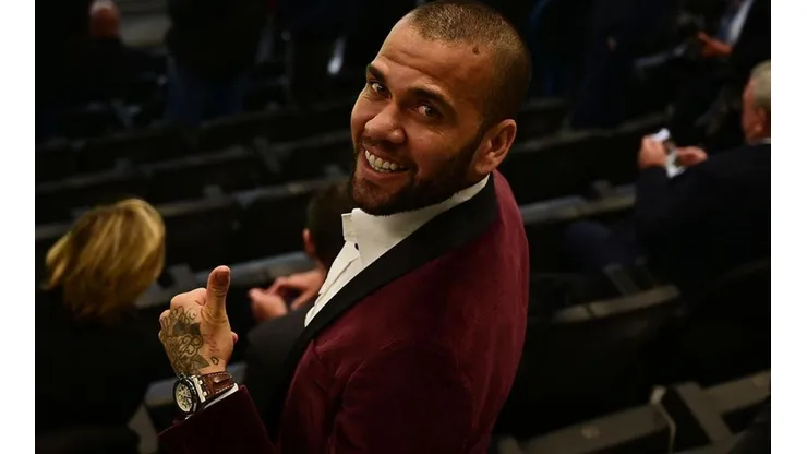 Dani Alves en evento público.