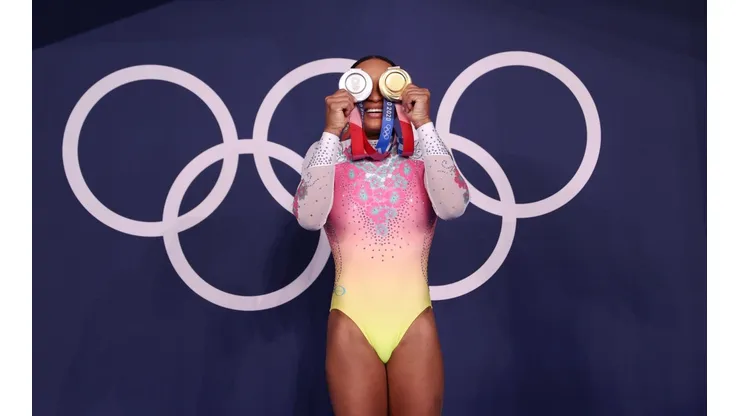 Rebeca Andrade, doble medallista olímpica en Tokio 2020