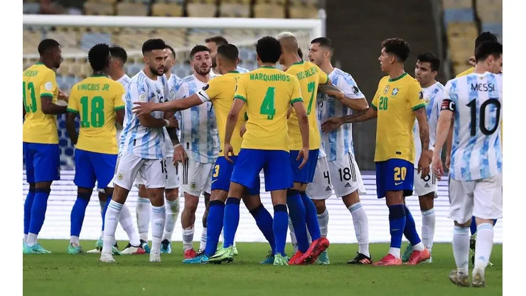 Foto de la final de Copa América 2021.