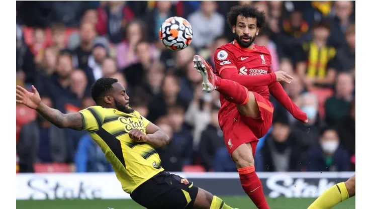 Mohamed Salah convirtió un golazo para poner en debate si es el mejor jugador del mundo.