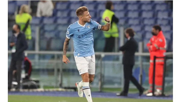 Ciro Immobile, autor del primer gol de Lazio.