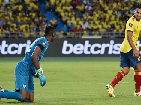 Un Falcao García poco habitual: el gesto ante Ecuador que lo tiene en el centro de la polémica