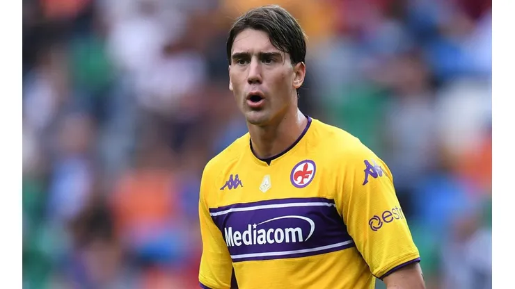 Dusan Vlahovic, jugador de la Fiorentina.