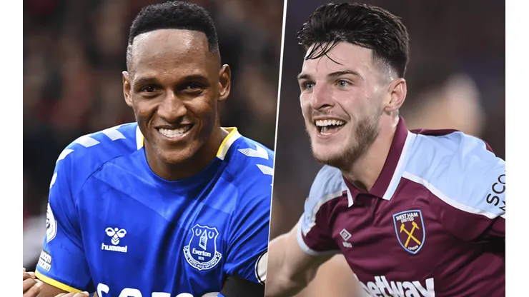 Everton vs. West Ham por la Premier League (Foto: Getty Images).