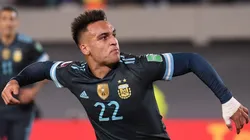 Lautaro Martínez abrió el marcador para Argentina.