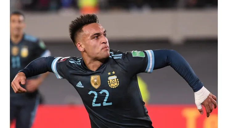 Lautaro Martínez abrió el marcador para Argentina.