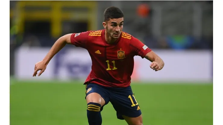 Ferrán Torres jugó la final de Nations League con una lesión.