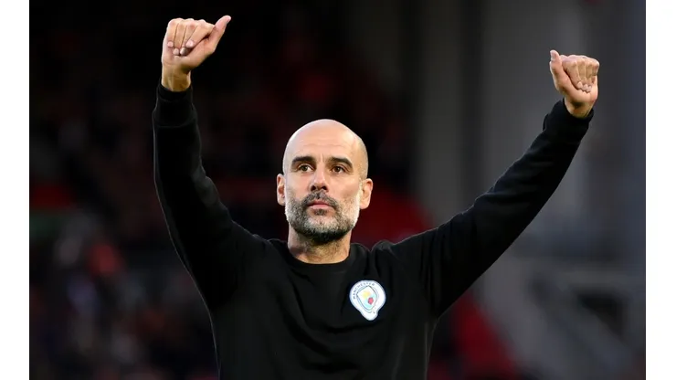 Pep Guardiola, entrenador de Manchester City.