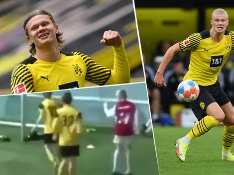 Viral: el video de Haaland que demuestra cómo fulminaba a los arqueros a los 13 años