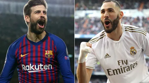 Piqué y Benzema, los dos referentes de 'El Clásico'
