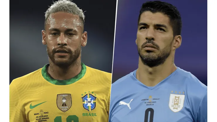 Brasil vs. Uruguay por las Eliminatorias Conmebol. (Getty Images)