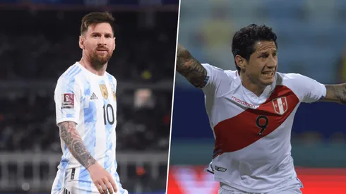 Lionel Messi y Gianluca Lapadula.