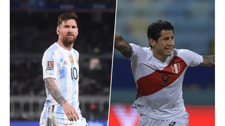 Lionel Messi y Gianluca Lapadula.