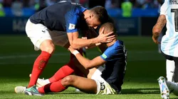 Olivier Giroud y Kylian Mbappé