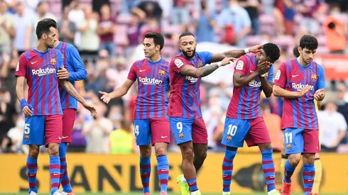 Jugadores del Barcelona.