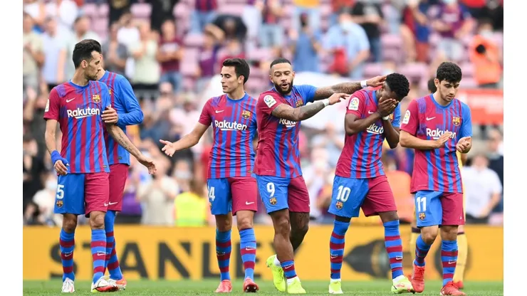 Jugadores del Barcelona.