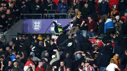 Imágenes de los incidentes en la previa de Inglaterra-Hungría.