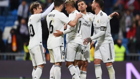 Jugadores del Real Madrid.