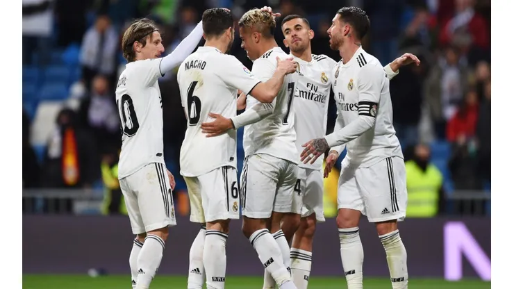 Jugadores del Real Madrid.