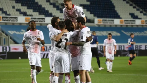 Jugadores del AC Milan.