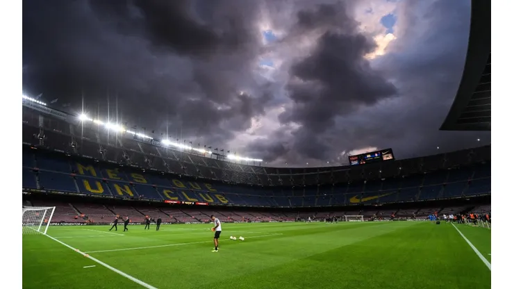 Estadio del Camp Nou en Barcelona.
