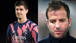 Thibaut Courtois y Rafael Van der Vaart, enfrentados por el calendario del fútbol.