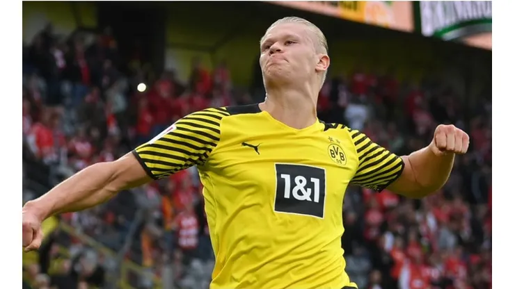 Erling Haaland, en los sueños de Barcelona.