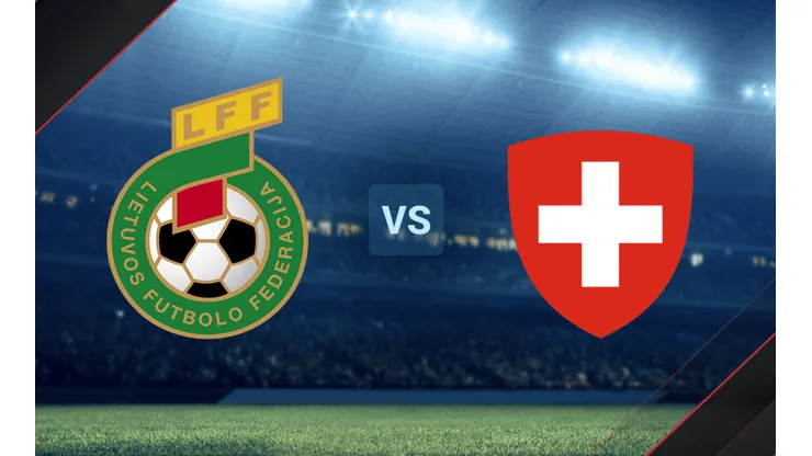 Lituania y Suiza se enfrentan por las Eliminatorias UEFA.