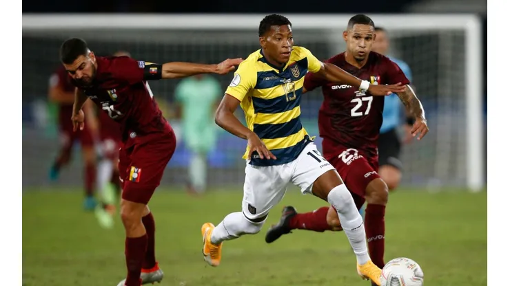 Imágenes del último Ecuador vs. Venezuela.
