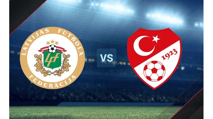Letonia y Turquía se enfrentan por las Eliminatorias UEFA.