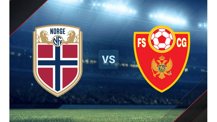 Noruega y Montenegro se enfrentan por las Eliminatorias UEFA.