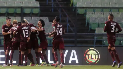 Venezuela festeja el triunfo ante Ecuador.
